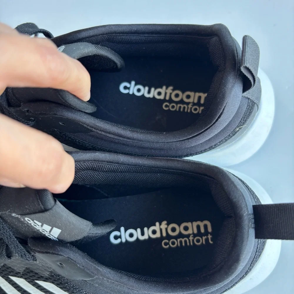 SH2 Adidas Men's Black Cloud foam Sneakers Casual Athletic Shoes 10.5 Streetwear